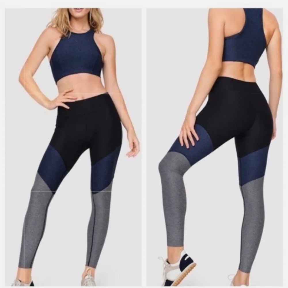 Outdoor Voices Colorblock Leggings Size Small
